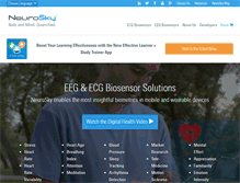 Tablet Screenshot of neurosky.com
